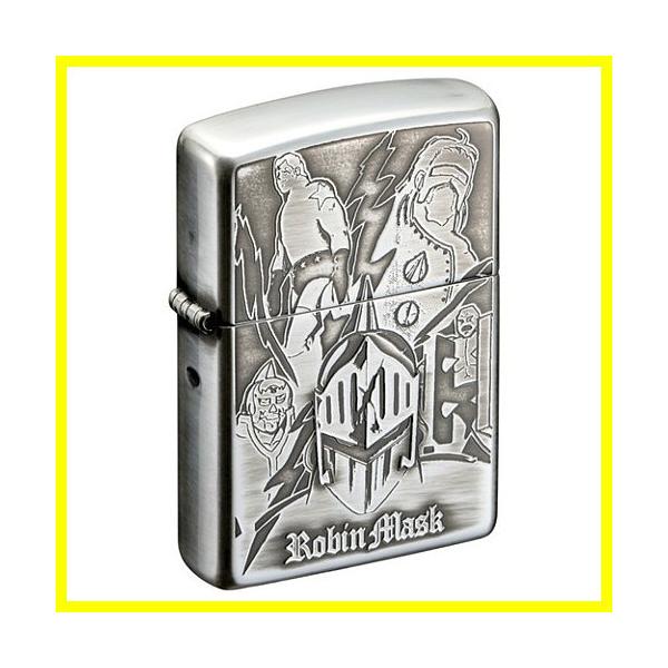 キン肉マン ZIPPO ジッポーライター ロビンマスク・ライバル 純正発火