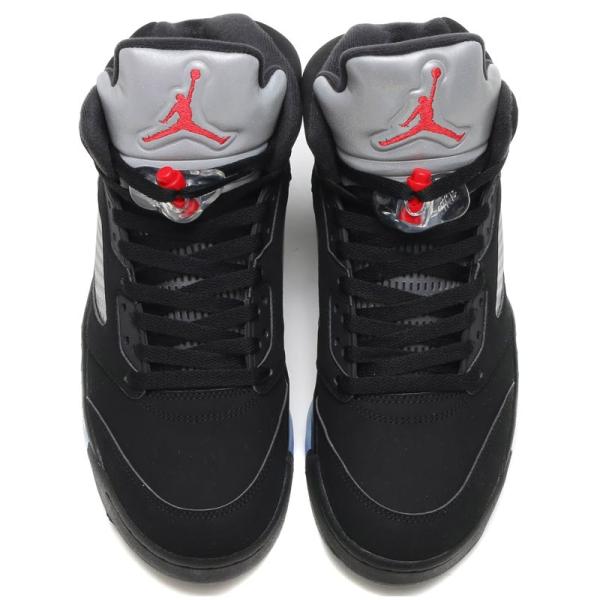 NIKE AIR JORDAN 5 RETRO OG BLACK METALLIC SILVER 845035-003