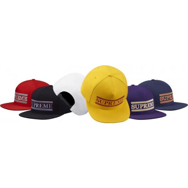 Supreme 16aw Stripes 5-panel cap - purple /【Buyee】 Buyee