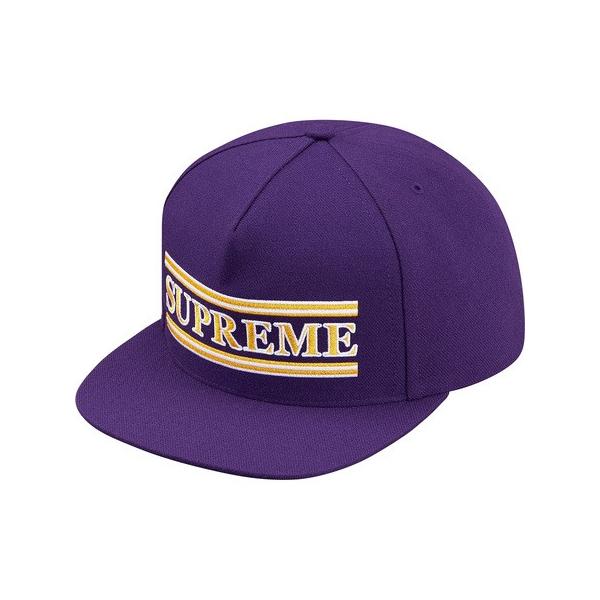 Supreme 16aw Stripes 5-panel cap - purple /【Buyee】 Buyee