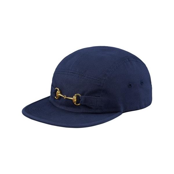 Supreme 17FW シュプリーム Horse bit Camp Cap - Navy /【Buyee】