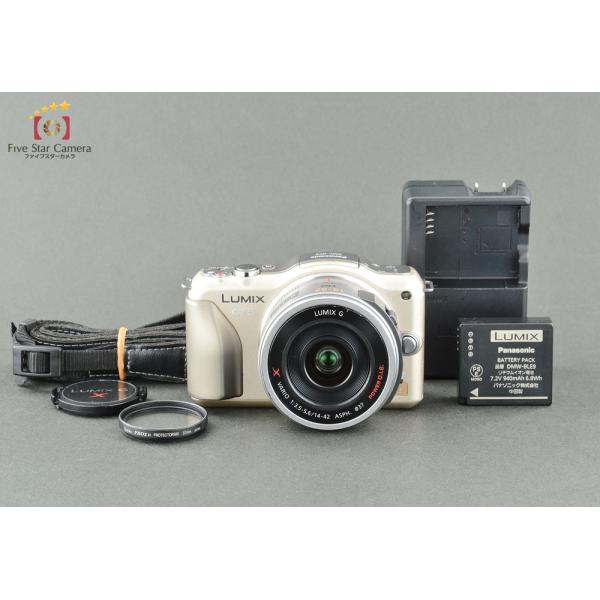 中古】Panasonic パナソニック LUMIX DMC-GF5 X-N 電動ズームレンズキット ゴールド ミラーレス一眼カメラ /【Buyee】