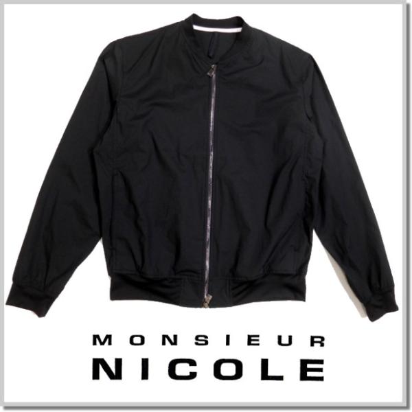 ムッシュニコル MONSIEUR NICOLE 超軽量ストレッチナイロンタフタ MA-1