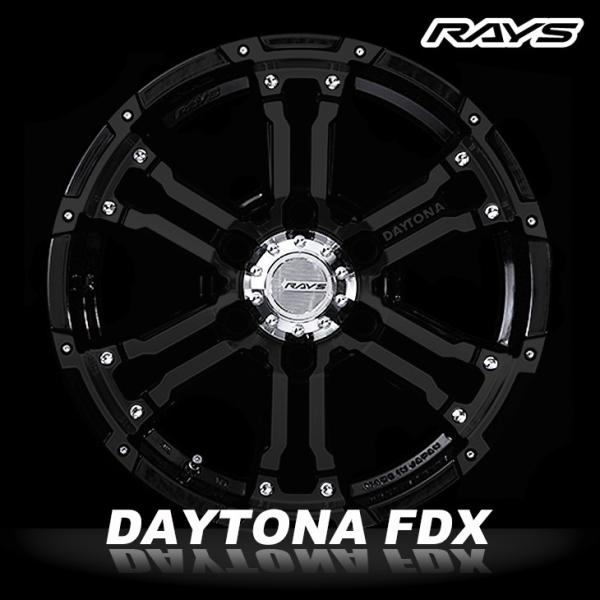 RAYS/レイズ DAYTONA/デイトナ FDX ホイール セミグロスブラック 17 