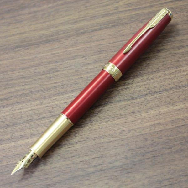 PARKER(パーカー) 万年筆 ソネットレッド GT 18金ペン先 記念品