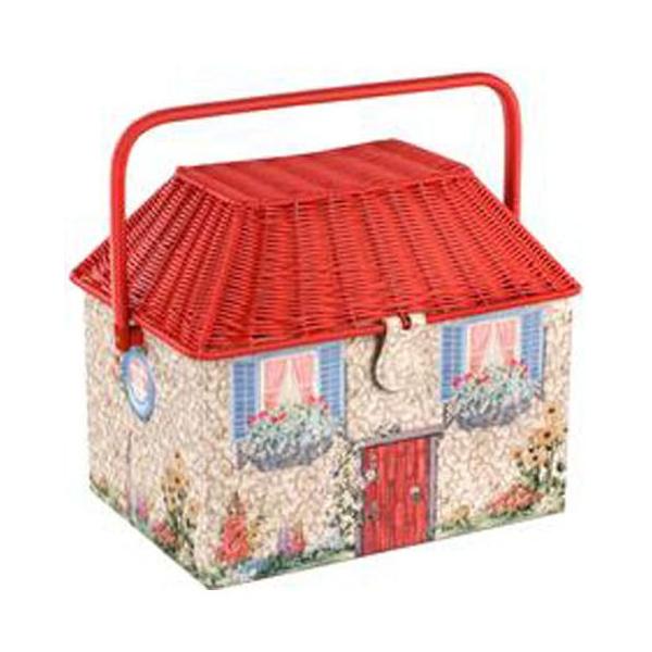 即納】新作Cath Kidstonキャスキッドソン ソーイングバスケット/ソーイングボックス 裁縫箱 コテージ Sewing Basket  Cottage Sewing Basket /【Buyee】