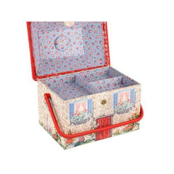 即納】新作Cath Kidstonキャスキッドソン ソーイングバスケット/ソーイングボックス 裁縫箱 コテージ Sewing Basket  Cottage Sewing Basket /【Buyee】