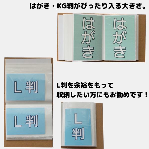 フォトアルバム 2冊セット ポストカード KG はがきサイズ Ｌ判にも 大