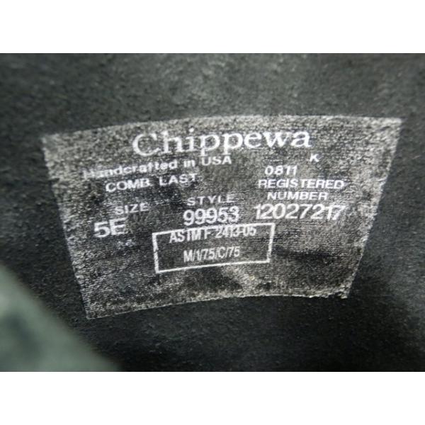 CHIPPEWA ENGINEER BOOTS エンジニア 99953 BLK CORDVAN size-5E 囗T巛
