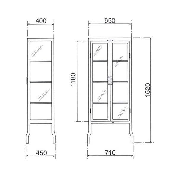 ダルトン DULTON】 DOCTOR CABINET L HOT DIP GALVANIZED （ドクター