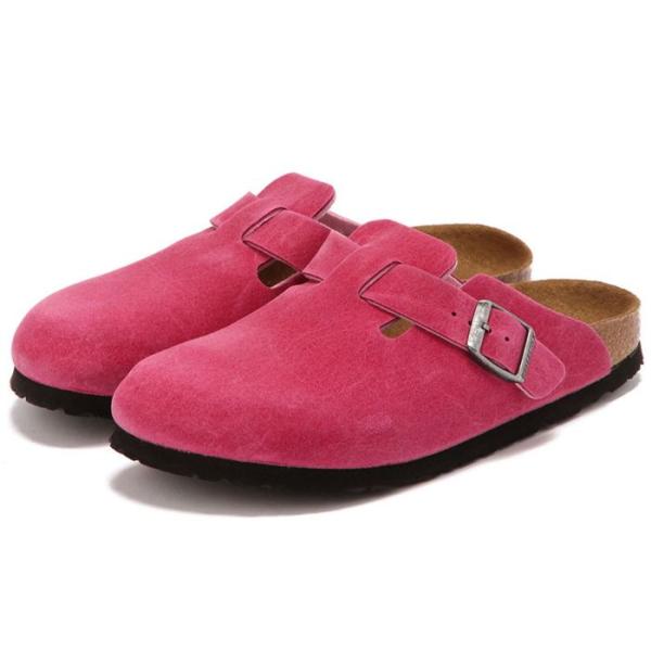 BIRKENSTOCK ビルケンシュトック ピンク スエード 寒く サンダル ボストン