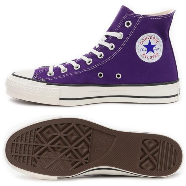 コンバーススニーカーCONVERSE CANVAS ALL STAR J HI パープル