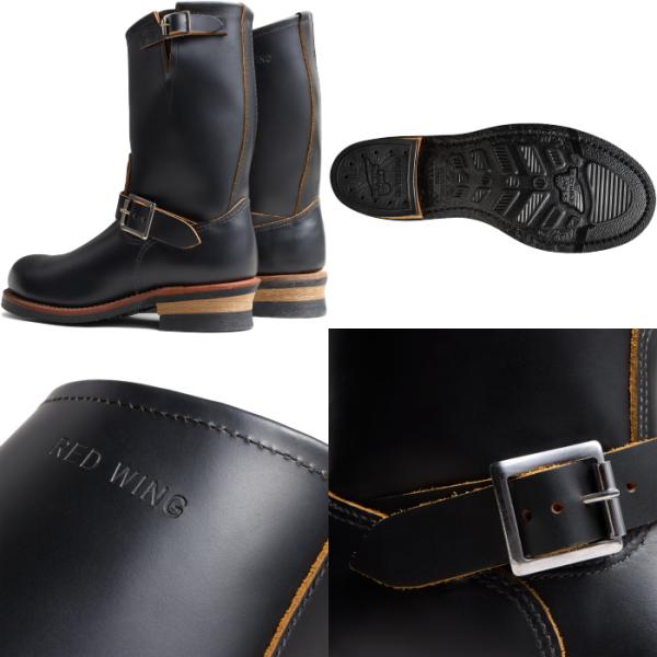バイクブーツ 2.0 ブラック/レッド レッドウィング アイリッシュセッター RED WING 2949 Black Oil