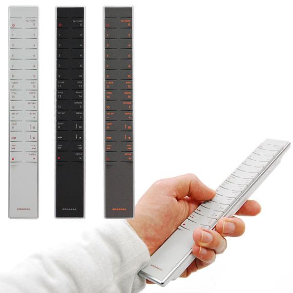 amadana アマダナ マルチリモコン amadanaブランドのデザイン家電から、学習タイプのマルチ