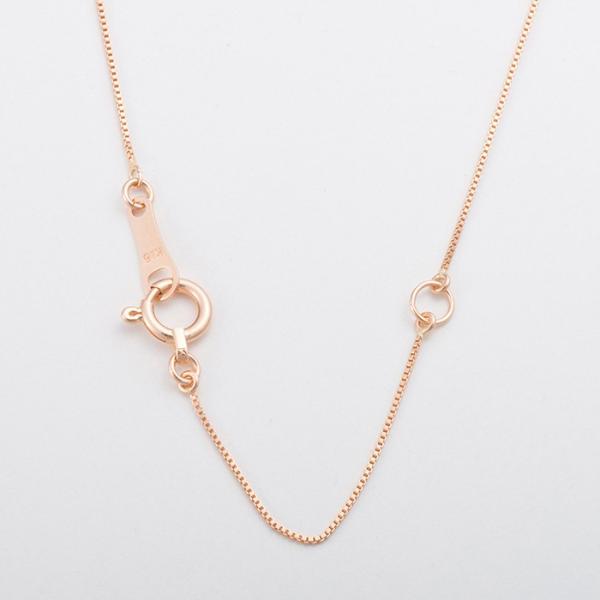 ダイヤモンド ネックレス K18 ピンクゴールド 0.1ct 正規品 ダンシング