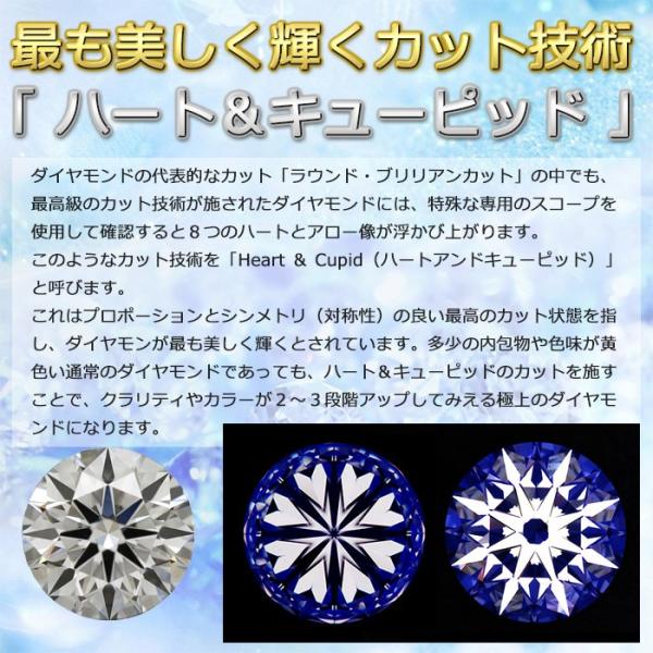 ダイヤモンド ネックレス K18 ピンクゴールド 0.1ct 正規品 ダンシング