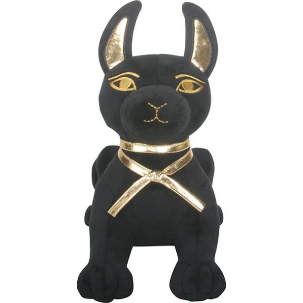 アヌビス神 ぬいぐるみ 大きいサイズ 伏せポーズ ぬいぐるみ・古代