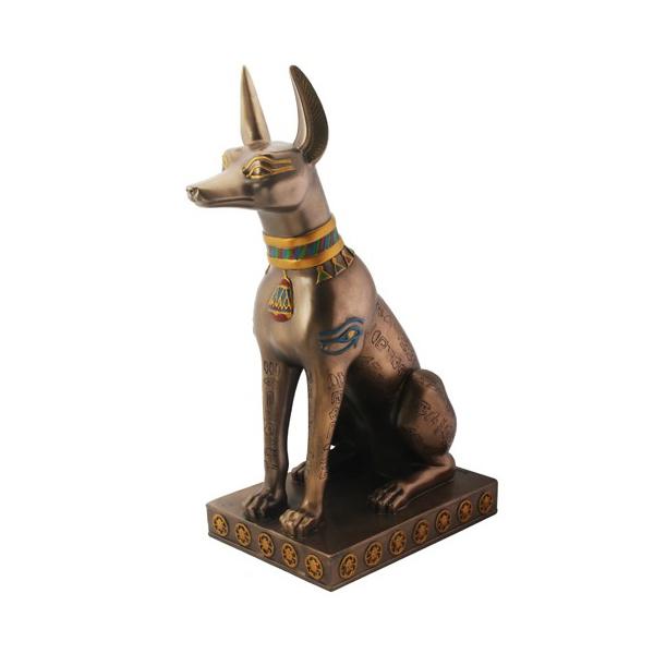 エジプト神話 アヌビス神 ブロンズ像 動物型 置物 古代エジプト /【Buyee】