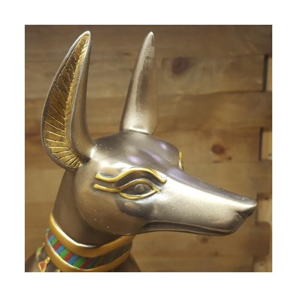 エジプト神話 アヌビス神 ブロンズ像 動物型 置物 古代エジプト
