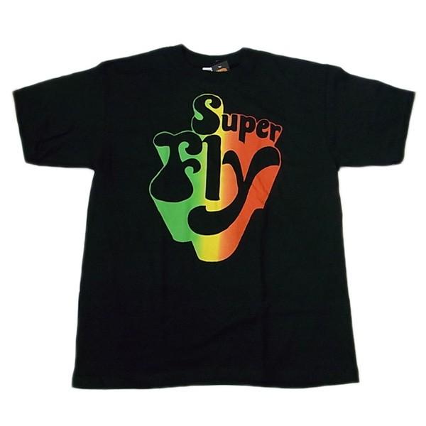 SUPER FLY (スーパー・フライ) 70's LOGO TEE (Tシャツ) /【Buyee