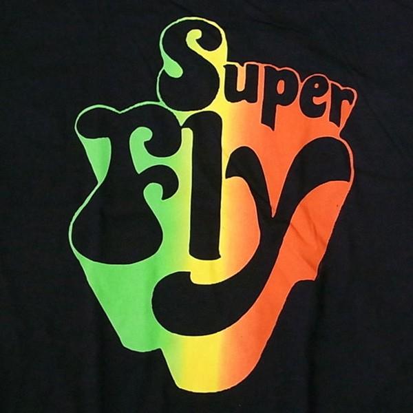 SUPER FLY (スーパー・フライ) 70's LOGO TEE (Tシャツ) /【Buyee