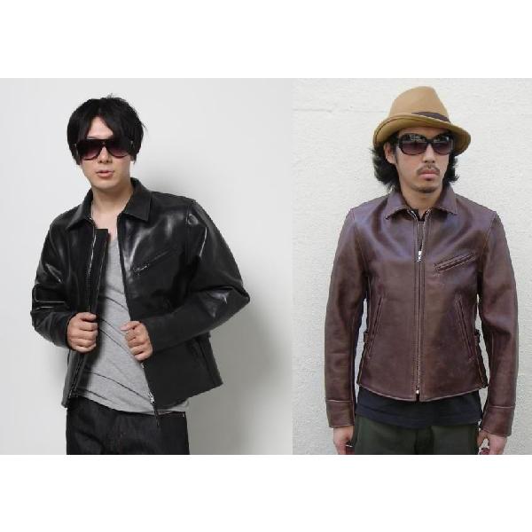 革ジャン ホースプルアップ トラッカータイプ 本革 レザージャケット
