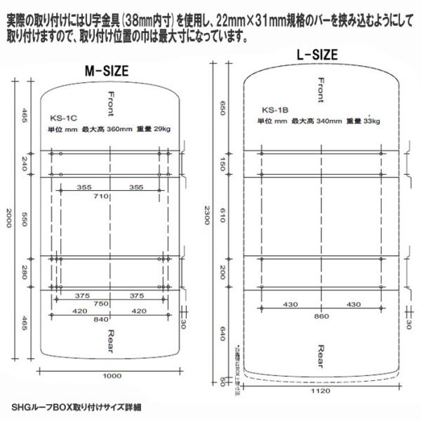 受注生産】SNOMAN スノーマン SHG ルーフボックス Ｌサイズ KS-1B FRP 650Ｌ ラージサイズ 送料込み【代引き決済不可】  /【Buyee】