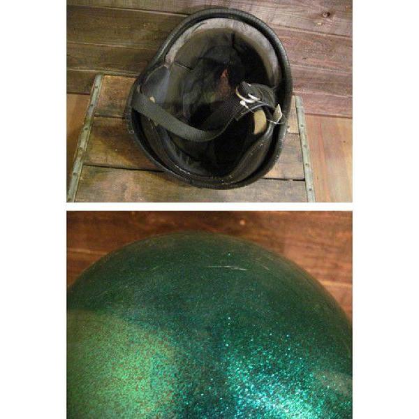 Buco グリーンメタルフレーク Vintage グリーン メタリック Helmetメタルフレーク