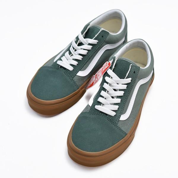 Vans old skool on sale duck green gum