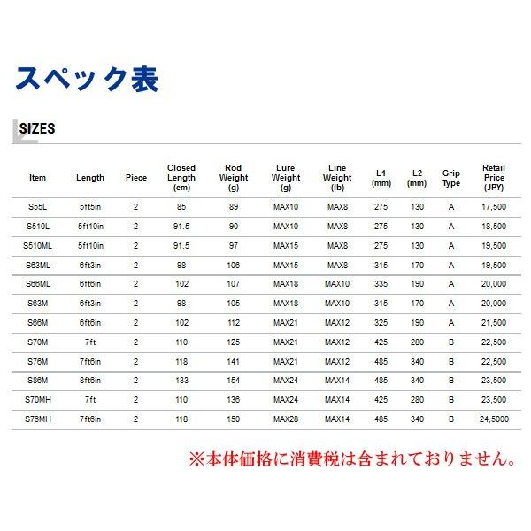 エイテックテイルウォークケイソンランズバックS76MH ロッドトラウト竿/【Buyee】