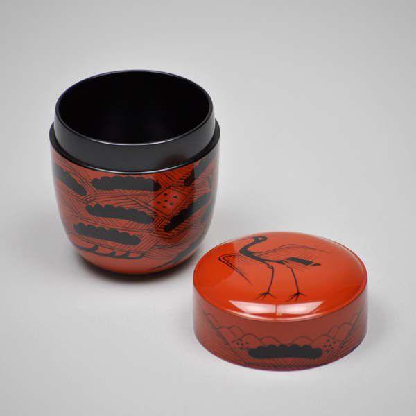 茶道具棗 夢 楽天市場】○【茶道具 / 棗】 中棗 七宝-しっぽう- 黒・朱・溜の