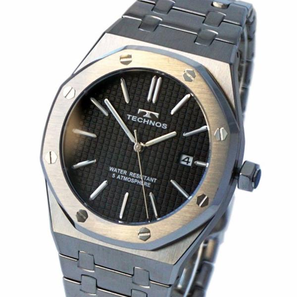 腕時計 TECHNOS テクノス T9539SB カレンダー 日付 クォーツ