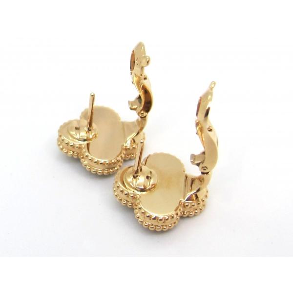 ヴァンクリーフ ヴィンテージアルハンブラ ピアス オニキス Van Cleef & Arpels オニキス ピアス ヴィンテージアルハンブラ