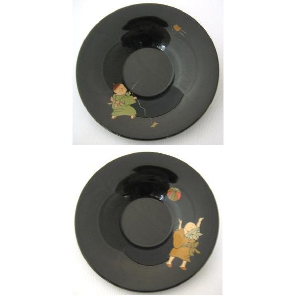 輪島塗 茶托] 童子蒔絵付茶托 5客1組 /【Buyee】 Buyee - Japanese
