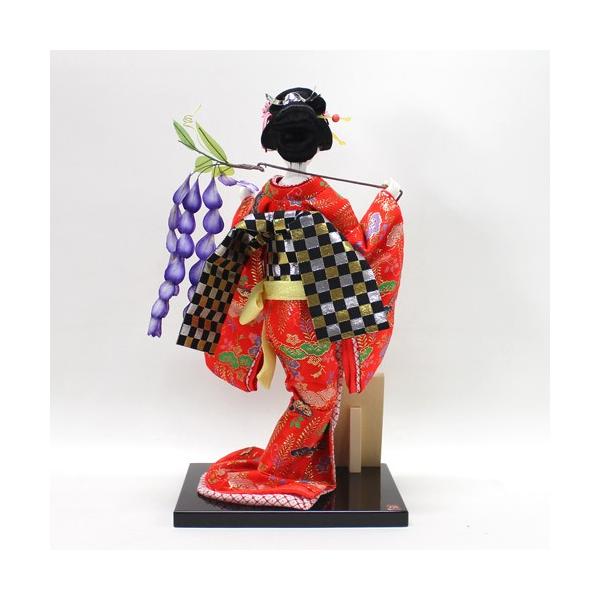 日本人形 尾山人形 金襴 『金襴 赤 藤娘 6号』 /【Buyee】 Buyee