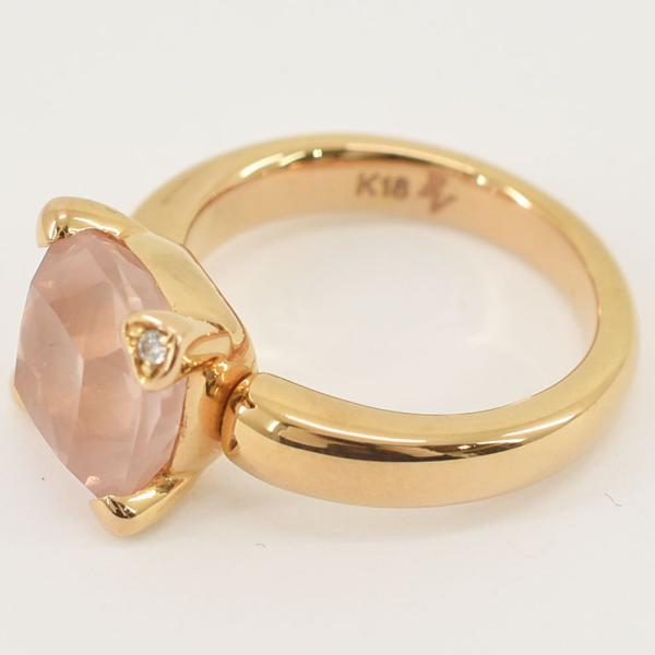 ポンテヴェキオ ローズクォーツリング #10 ポンテヴェキオ【PV】リング