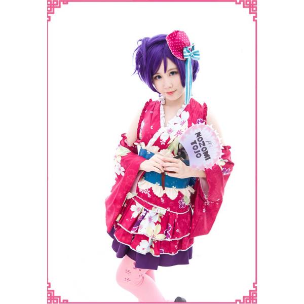 東條希 浴衣 love live ラブライブ スクフェス 浴衣 SR 覚醒 東條希