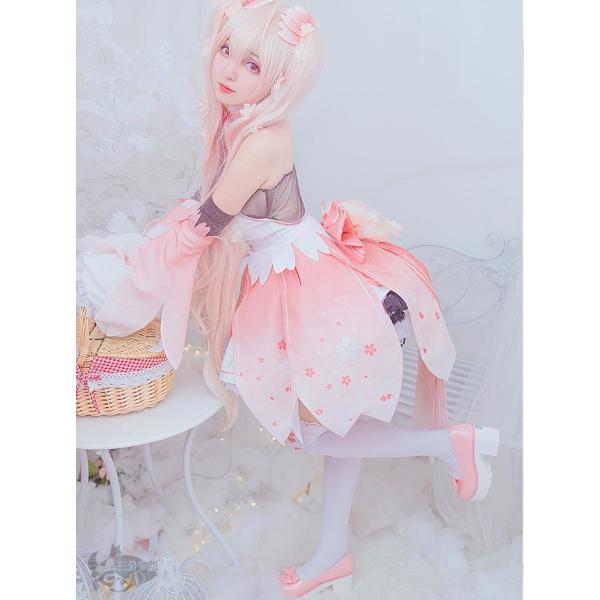 初音ミク　コスプレ　桜ミク　さくらミク　衣装 Monenjoy 桜ミク コスプレ衣装 初音ミク 地雷系 可愛い ワンピース