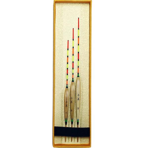 へら浮き3本組 （釣具 かや へら 浮き 3本 セット 全長17.8cm〜21.8cm 