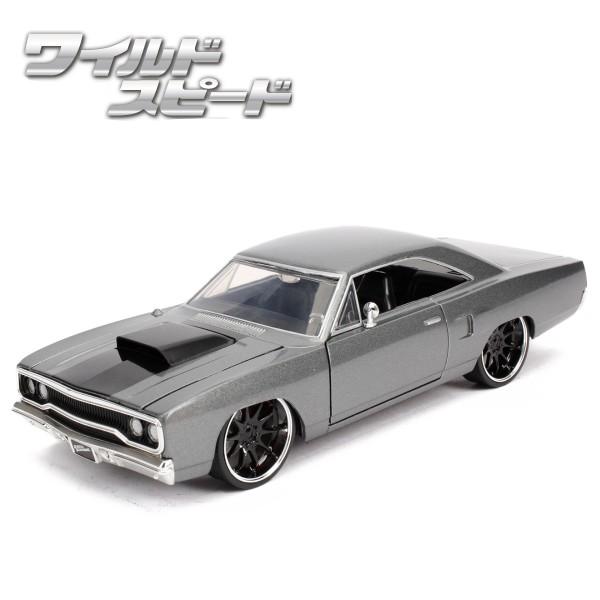 ミニカー 1/24 ワイルドスピード ダイキャストカー プリムス ロードランナー グレー jada toys DOM PLYMOUTH ROAD  RUNNER GRAY 車 アメ車 /【Buyee】