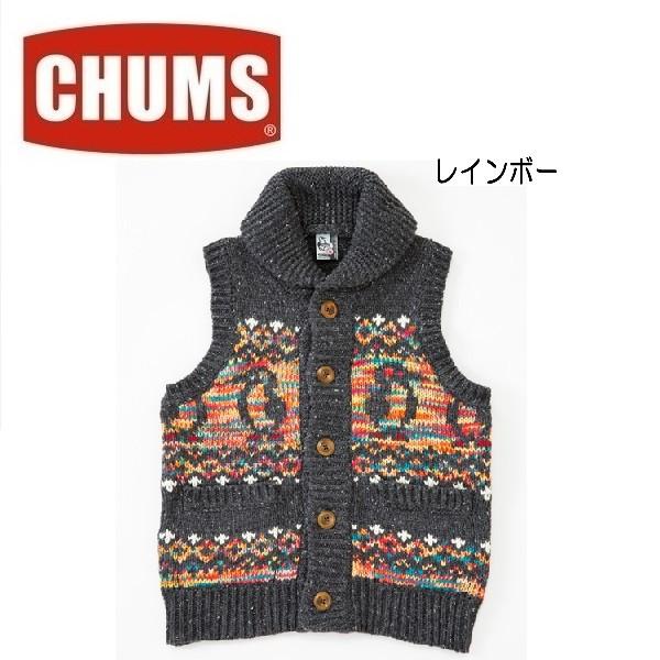 セール CHUMS/Park City Knit Vest チャムス/パークシティーニットベスト CH04-1015 ニット カウチン ベスト  セーター アウトドア /【Buyee】