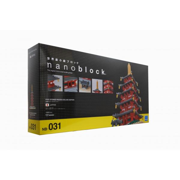 ナノブロック nanoblock 五重塔 デラックスエディション NB-031 /【Buyee】