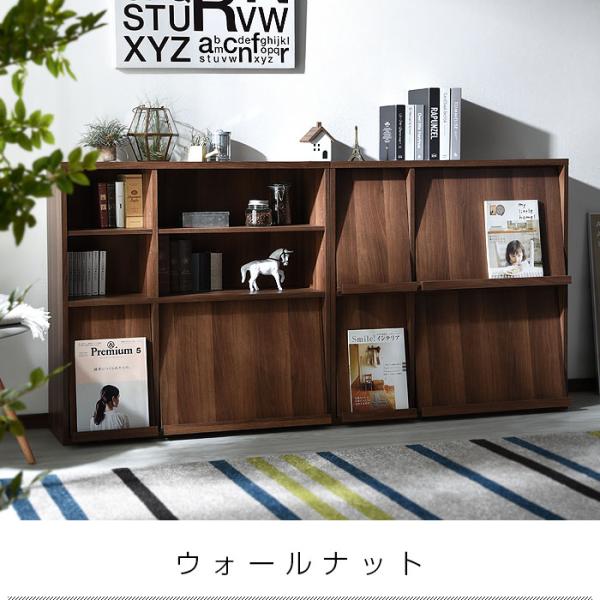 本棚 2個セット 扉付き おしゃれ キャビネット 見せる収納 隠す収納