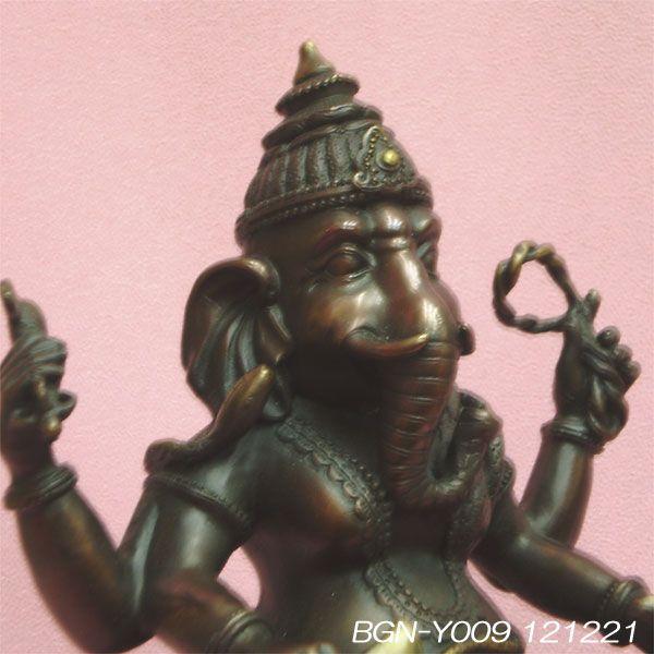 インド密教 ガネーシャ像 ヒンズー教 木製 歓喜天像 インド密教 ガネーシャ像 ヒンズー教 木製 歓喜天像 インド密教