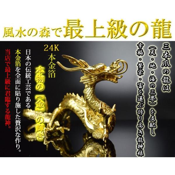 『黄金の国日本・龍神列島』日本人覚醒 風水エナジーアート八二判 額縁付き メーカー直送 化殺風水『八方睨みの黄金皇帝龍』‐玄関 風水 八角