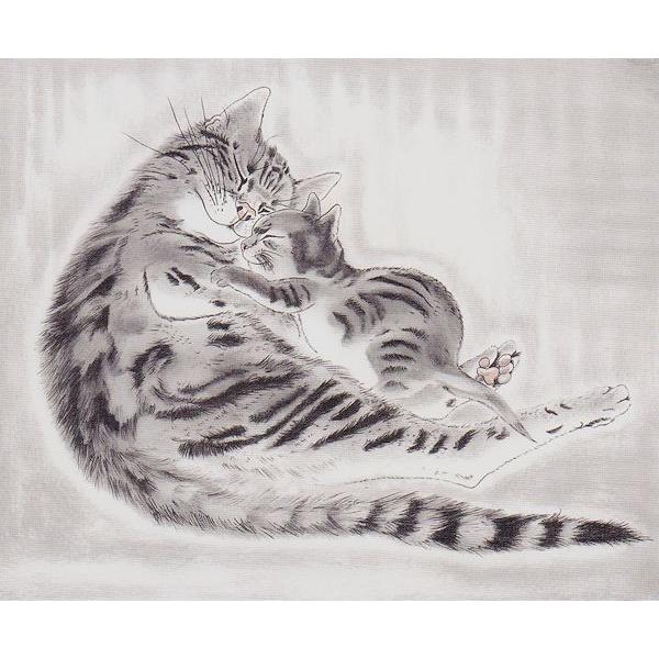 藤田嗣治 猫 銅版画 シャーマンコレクション （開館45周年記念展