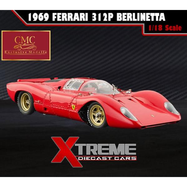 おもちゃ 車 トラック バン CMC M-096 1:18 1969 FERRARI 312P