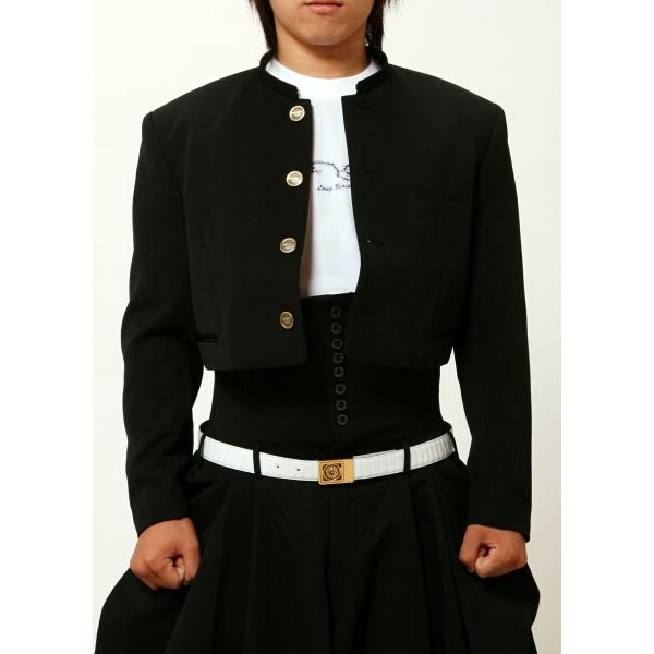 超短ラン 学生服 全国制覇42cm(M)2cm上りVラインシルエット  