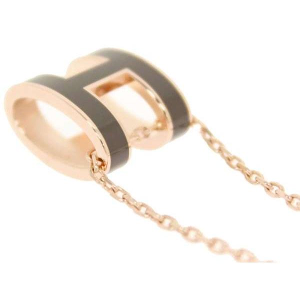 エルメス ネックレス ポップアッシュ エタン×ピンクゴールド金具 エルメス ネックレス ポップアッシュ エタン×ピンクゴールド金具