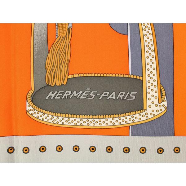 エルメス スカーフ カレ90 高官の鞍 Selle de Dignitaire シルク